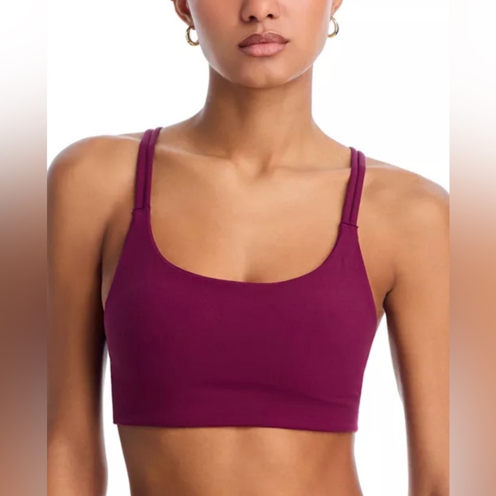NWT Spanx Bare Essentials Zero Impact Bra Plum Berry Sz S